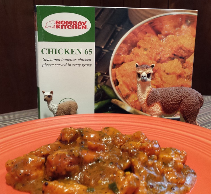 Alpacas enjoying Bombay Kitchen Chicken 65