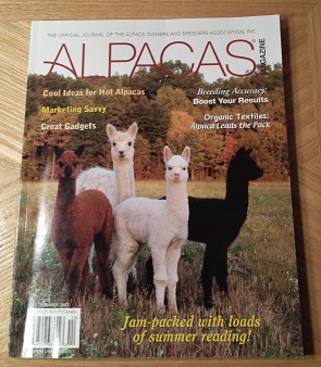 Alpacas Magazine Summer 2007 Front Cover