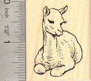 Alpaca Cushing Rubber Stamp