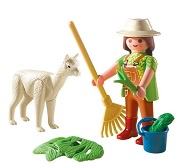 Playmobil Alpaca Farmer and Cria
